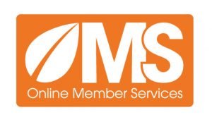 HCi OMS (Online Member Services) logo on an orange background » HCi