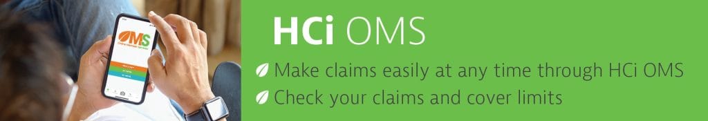 HCi OMS is your online portal for making claims, updating details and managing your membership.