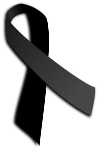 Black ribbon representing grief and mourning, as for the death of an HCi Chair » HCi